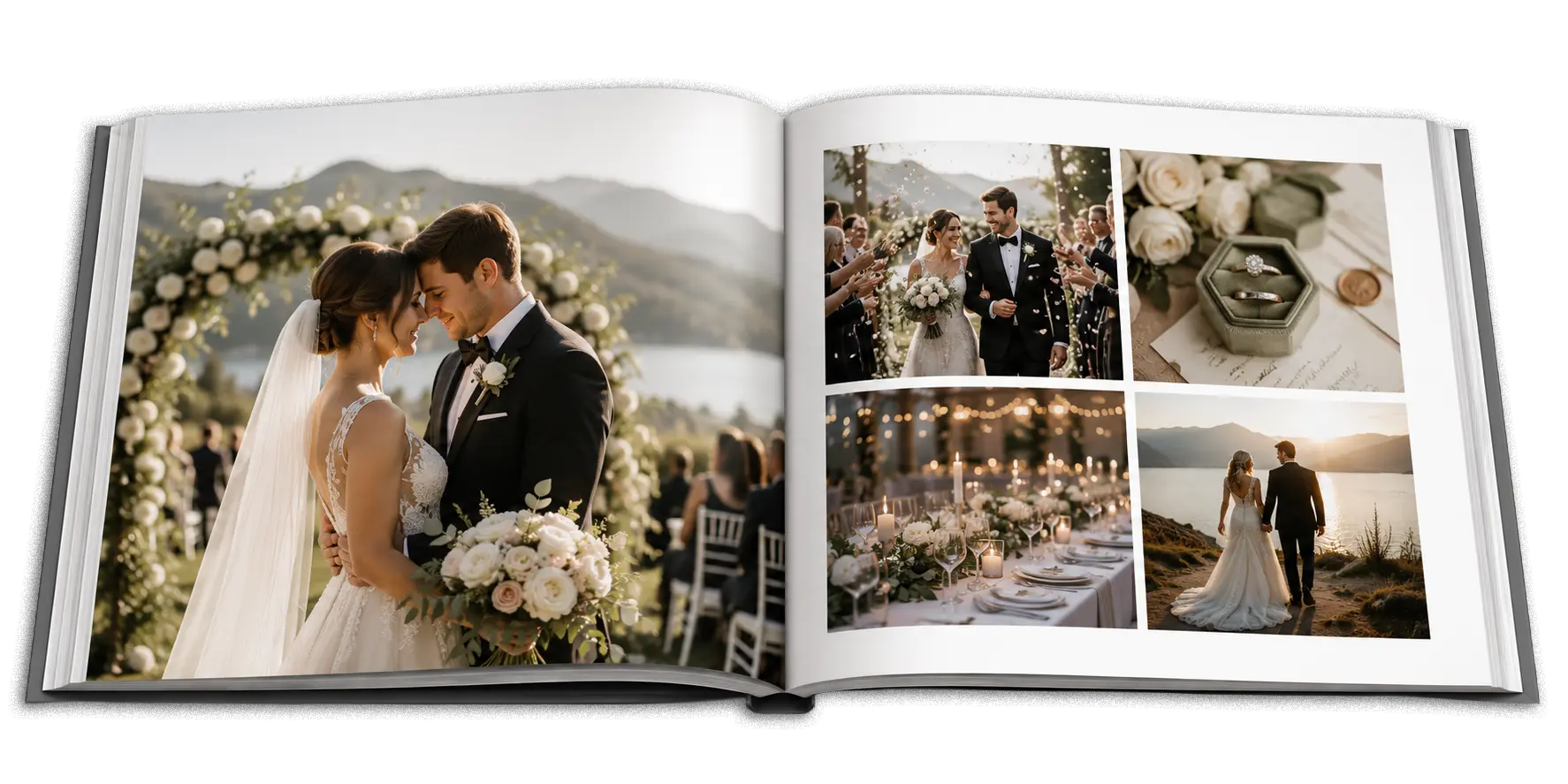 Open photo book